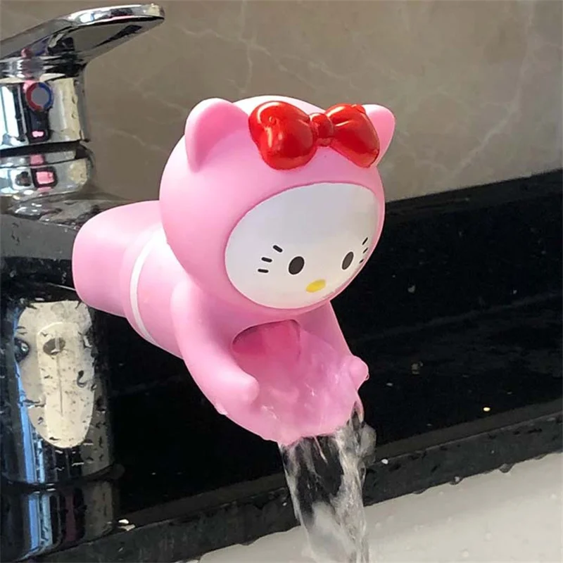 Cute Animal Faucet Extender Kids Children Help Washing Hands Sink Water Tap Extender Splash-proof Spout Extension Kids Bath Toys