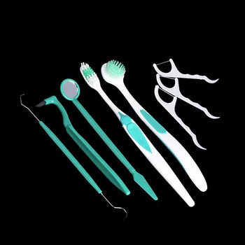 

Newly 8Pcs/Set Oral Hygiene Cleaning Tools Set Portable Travelling Dental Care Remove Stains Toothbrush Teeth Cleaner Kits CTN88