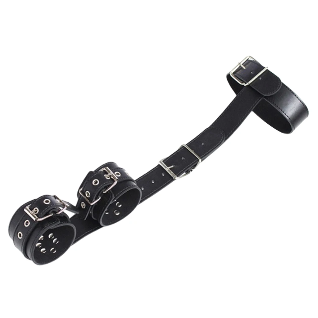 Adult Couple Neck Collar Hand Cuff Wrist Body Restraint Kit Love Toys