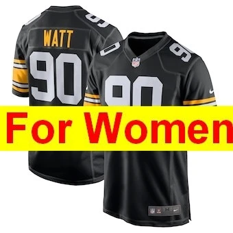 Женщины Питтсбург Бен роэтлисбергер Antonio коричневый T.J. Watt JuJu Smith-Schuster Black Alternate Vapor Untouchable Limited Jersey - Цвет: Черный