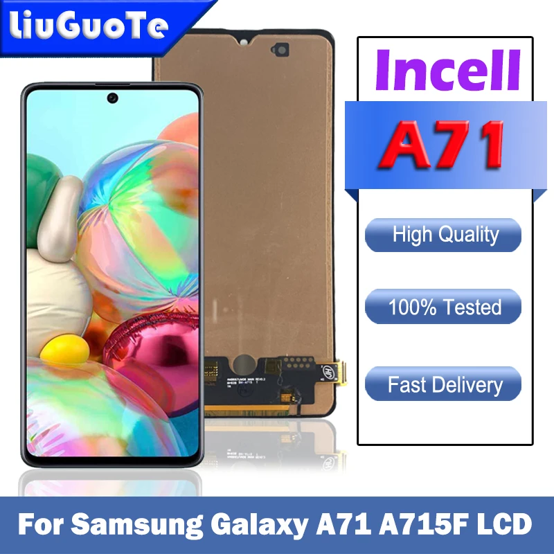 ЖК-дисплей для Samsung Galaxy A71 A715 сенсорный экран с дигитайзером в сборе Замена