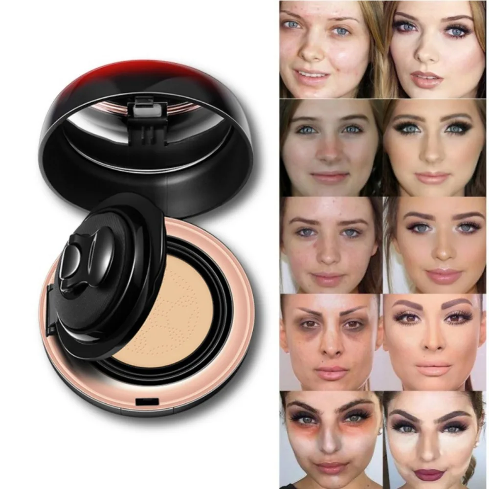 Air Cushion Foundation 24 часа не тускнеет крем покрытие дефекты даже цвет кожи УВЛАЖНЯЮЩАЯ основа