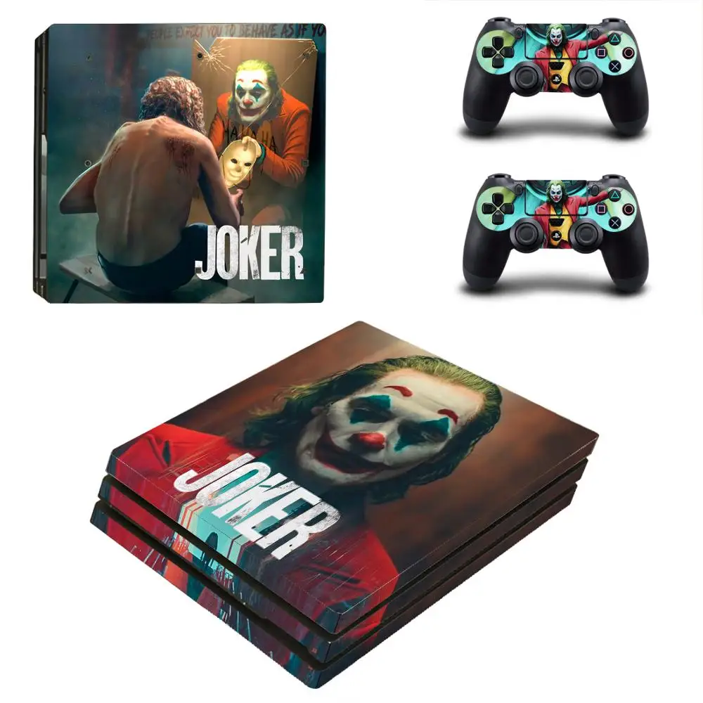 Оранжевый DC Джокер PS4 Pro стикер кожи для sony playstation 4 консоли и контроллеры PS4 Pro наклейки кожи s Наклейка Винил - Цвет: Оранжевый