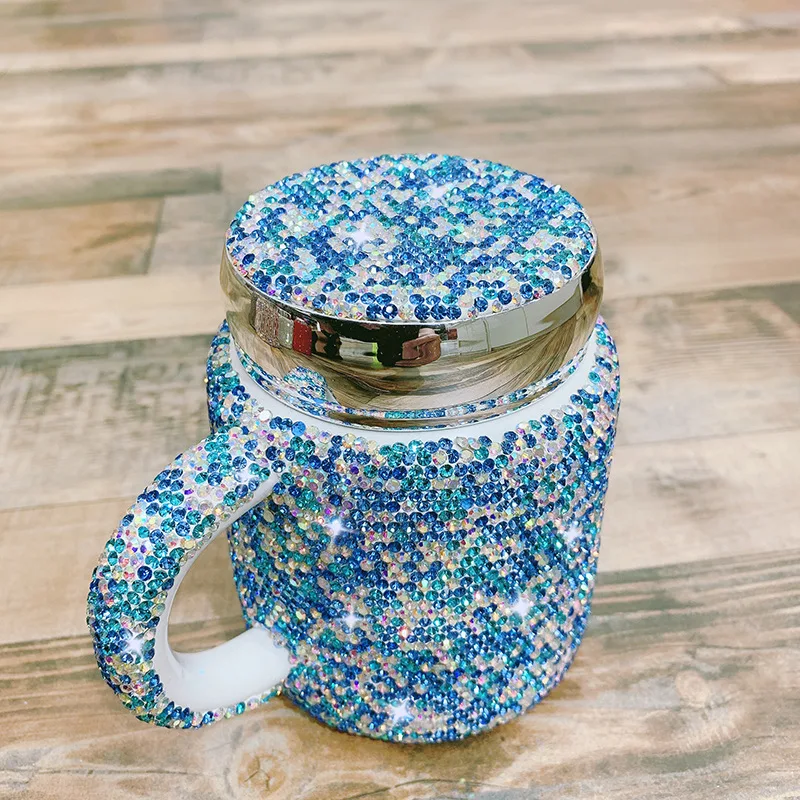600ml 20oz double wall double layer plastic mason mug mason jar with handle  and straw - AliExpress