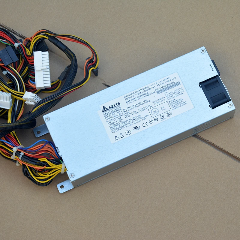 Для сервера Delta 1U 500W беззвучное золото энергоэффективная мощность DPS 500YB|Блоки