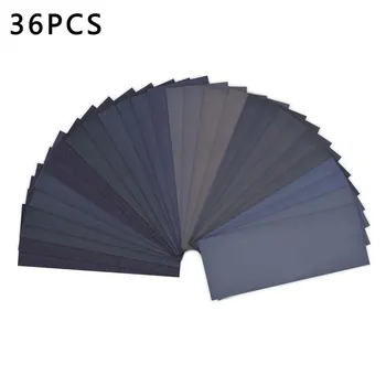 

9x3.6 Inches 400# 3000# Sandpaper Set 42pcs/set 36pcs/set Sandpaper Practical And Full Specifications