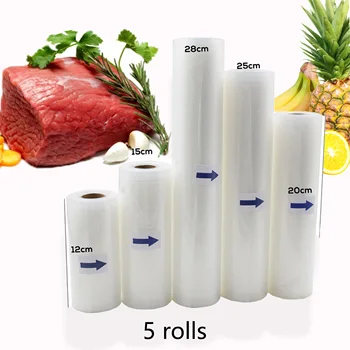 

BPA FREE 12/15/20/25/28cm*500cm 1 Roll Food Vacuum Packing Bag For Vacuum Sealer Storage Bags Household Food Saver Dry & Moist