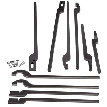 

Tongs Bundle Set Include Rapid Slot Jaw Tongs Rapid Scroll Tongs V-Bit Tongs 10 pcs