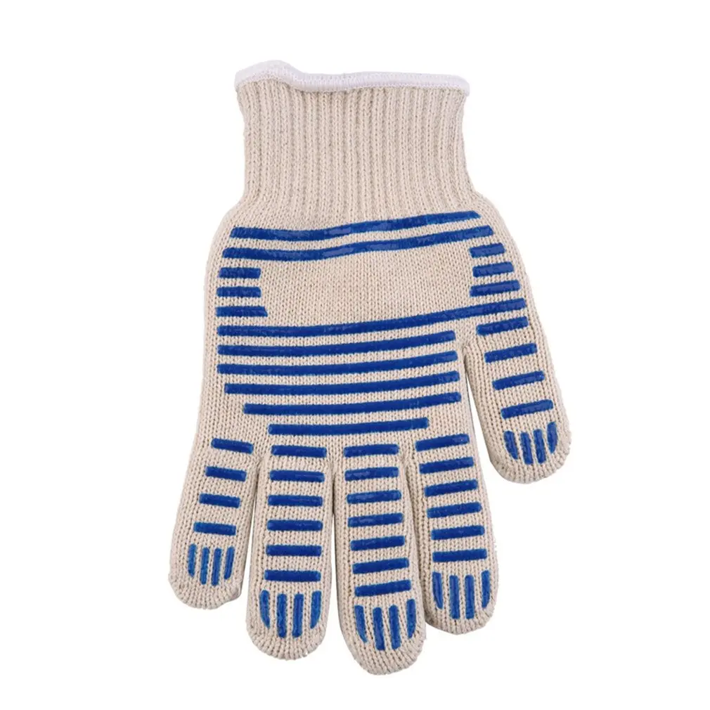 

BBQ Grill Gloves Heat Resistant New Material Silicone Non-Slip Cooking Baking Barbecue Oven Gloves 2020