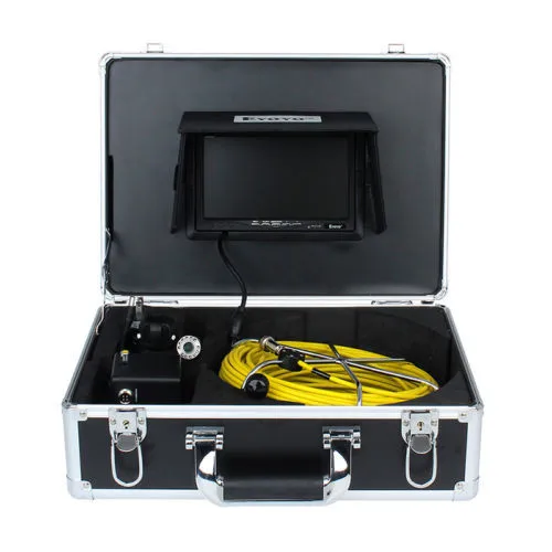 

Eyoyo Pipe Pipeline Inspection Camera 50M/164ft Drain Sewer Industrial Endoscope Video Plumbing System with Include 8GB SD Card