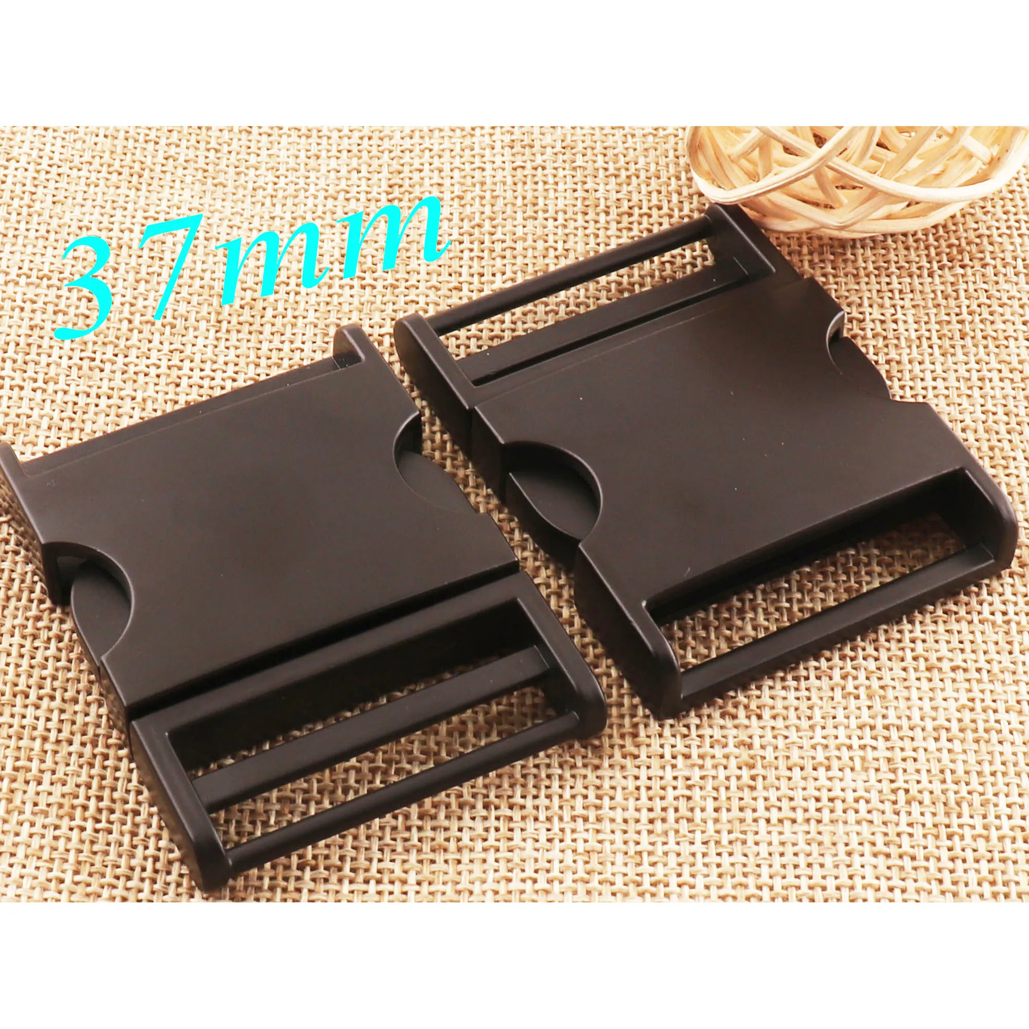 

1.5"Black Metal Release Buckle Backpack Craft Clasp Seat Belt Suitcases Clutch Closure Bag Turn Lock 38mm Buckles