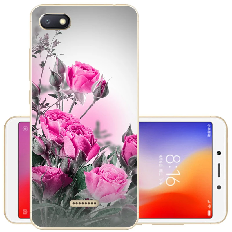 Чехол для Xiaomi Redmi 6A Redmi 6, чехол для Redmi 6A Couqe, Мягкая силиконовая задняя крышка, защитный чехол из ТПУ для Redmi6 6 A, чехол для телефона s - Цвет: 28