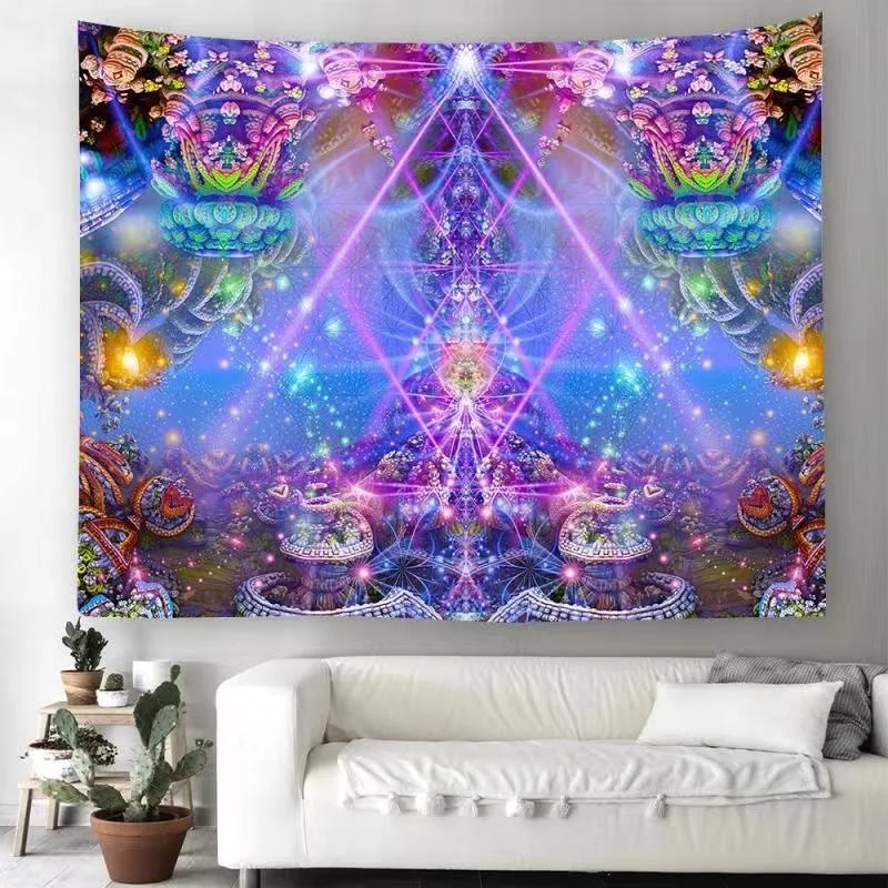 New Home Tapestry Magics Style Background Fabric Hangs Cloth Machine Washable Wall Hanging Bedroom Living Room Decoration