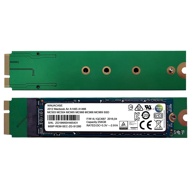  Neue 128GB SSD Für 2012 Macbook Air A1465 A1466 SOLID STATE DISK Md231 md232 md223 md224 festplatte