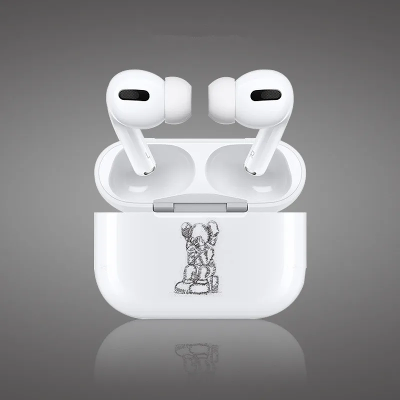 Милые накладки на наушники, наклейка, пленка для Apple AirPods Pro, мультяшный защитный чехол, чехол для AirPods 3, аксессуары для наушников - Цвет: 2