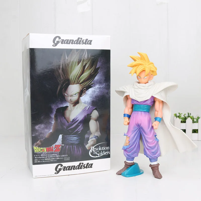 28-32 см аниме Dragon Ball Z разрешение солдат фигурка грандиста рос Сон Гоку Вегета Гохан ПВХ фигурка модель игрушки - Цвет: gohan in box