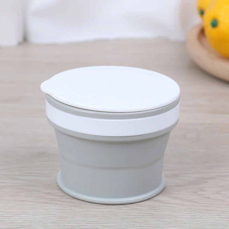 Multiple Color Portable Folding Collapsible Retractable Food-Grade PP Travel Cup Mug