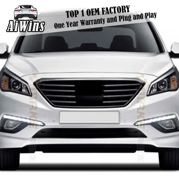 

Car style For HYUNDAI Sonata 9th 15-19 refitted LED daytime running lamp fog lamp frame side lamp
