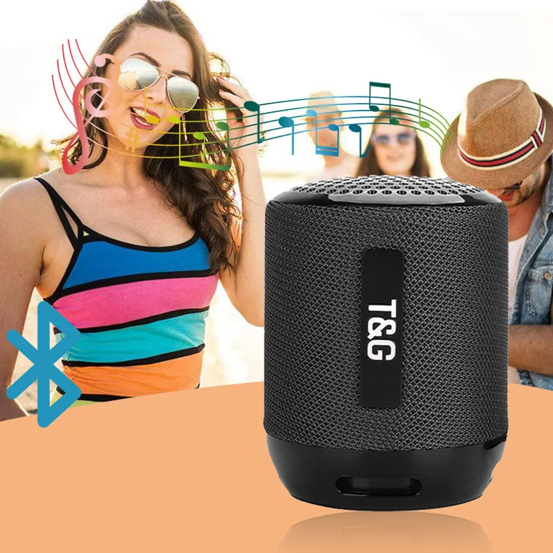 TG129 портативный Bluetooth динамик беспроводной звуковой ящик микрофон Handsfree телефон Поддержка TF AUX USB FM радио