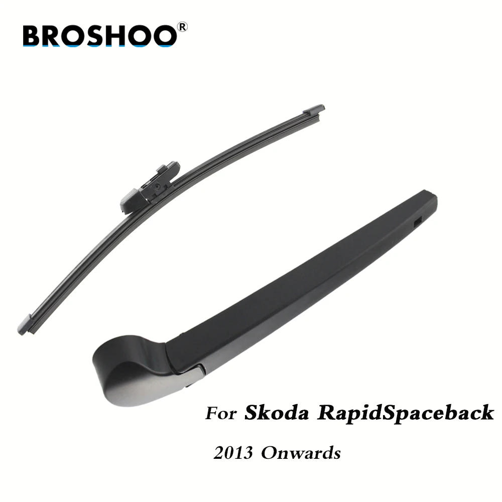 Broshoo Car Rear Wiper Blades Back Windscreen Wiper Arm For Skoda Rapid