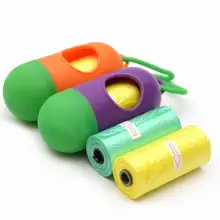 

40%HOTPet Dog Capsule Shape Dispenser Box Garbage Rubbish Waste Bag Carrier Holder