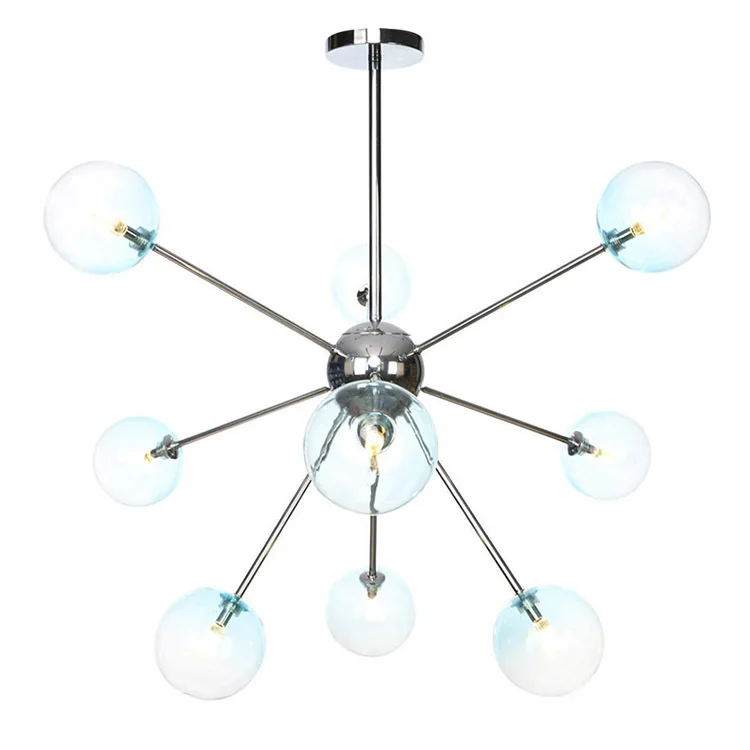 Magic Bean Pendant Lamp Iron Lamp Body Glass Pendant Light Nordic Indoor Lighting Decoration Light Fixture LED G4 Lustre 220V