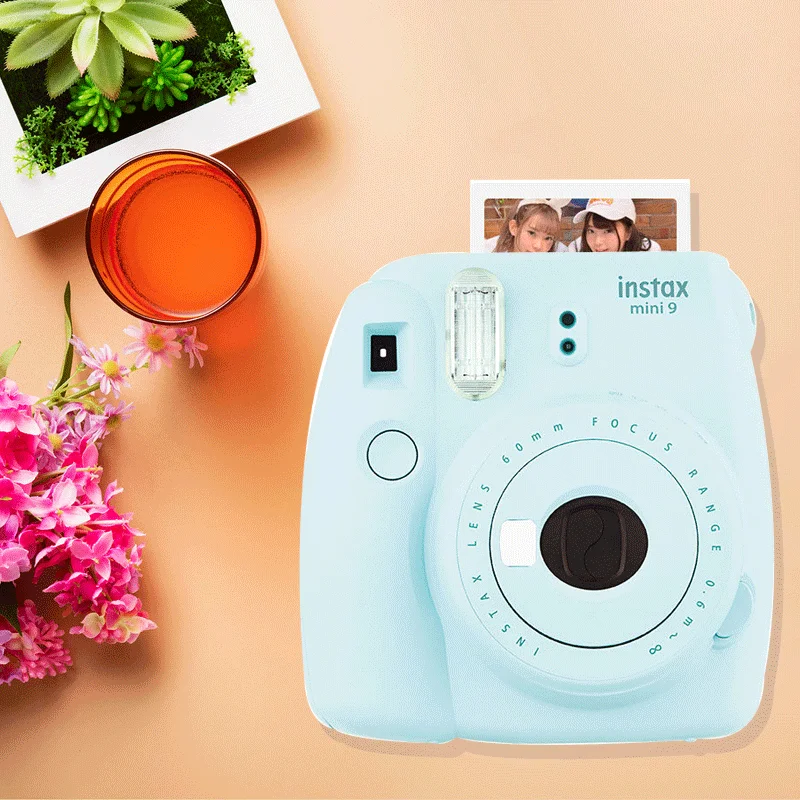 Фотокамера Fujifilm Instax polaroi Mini 9 5 цветов фотокамера Mini7c instantanea романтичный подарок