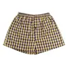 Men's Cotton Arrow Boxers Casual Plaid Print Elastic Waist Underwear Summer Loose Breathable Beach Pants Boxers Shorts 2021 Hot 4