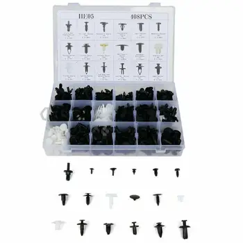 

Nylon Clips 408pcs Body Fastener Assortment Kit For Nissan Subaru Toyota
