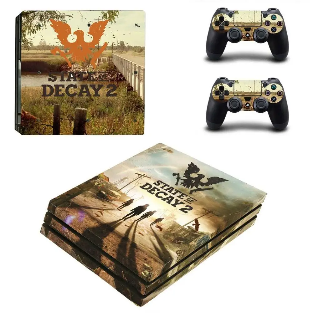 State of Decay 2 PS4 Pro стикер s PS 4 Play станция 4 Pro Кожа Стикеры для playstation 4 Pro консоль и контроллер