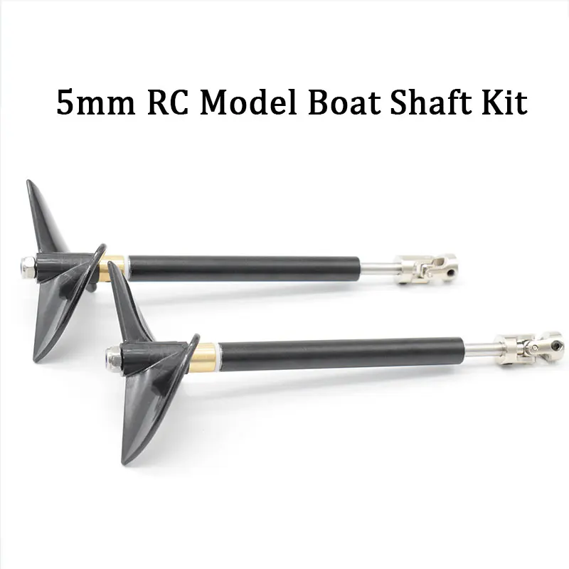 5mm Rc Boat Shaft Drive Shaft +d70mm 2 Blades Propeller + Universal