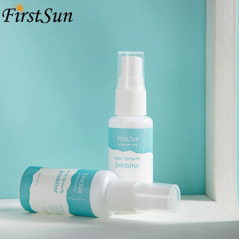 

Depilatory Hair Removal Spray Cream Stop Hair Growth Inhibitor Treatment Spray Smooth Body Shrink Pores Skin Repair Essence Set