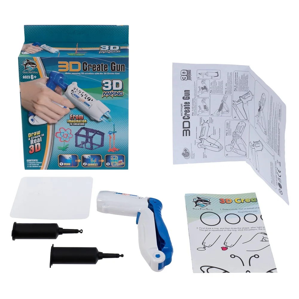3D-ручка FITFUN TOYS детская пистолет(6602: FITFUN TOYS