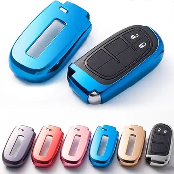 

1Pcs Soft TPU Remote Smart Key Fob Shell Cover Case For Jeep Chrysler Dodge