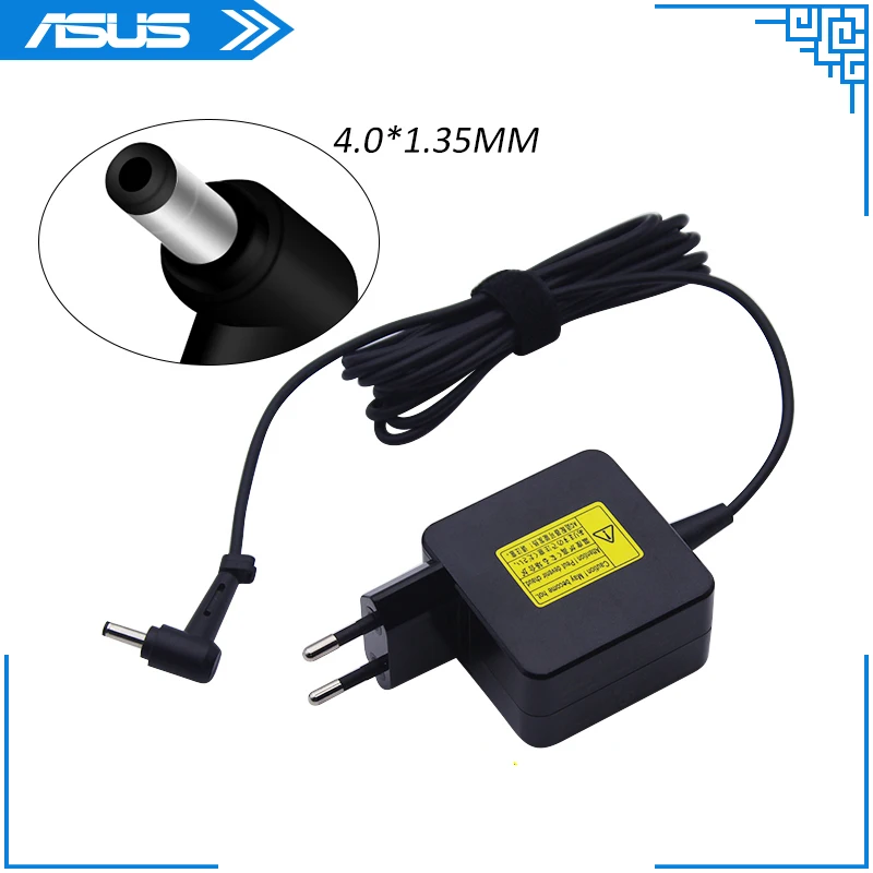 ASUS 19V 1.75A 33 Вт 4 0*1 35 мм AC адаптер ноутбука Мощность DC питания Зарядное устройство