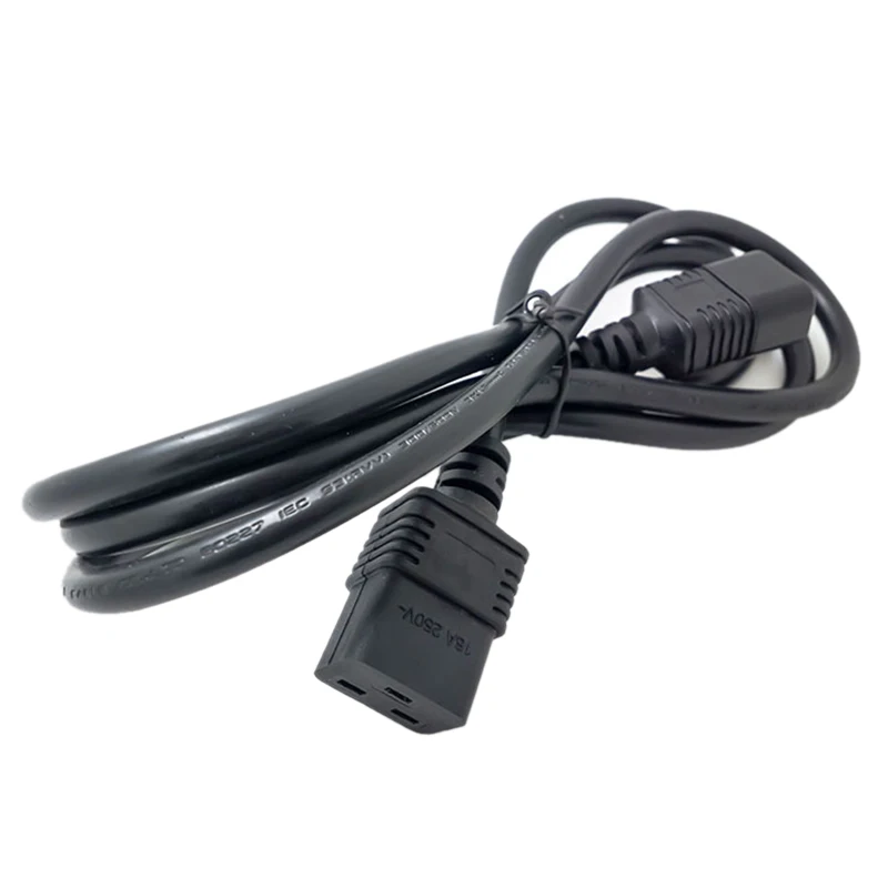 C14 color display to 16A horizontal product suffix power line 10A C14-C19 1.8 meter PDU server power line