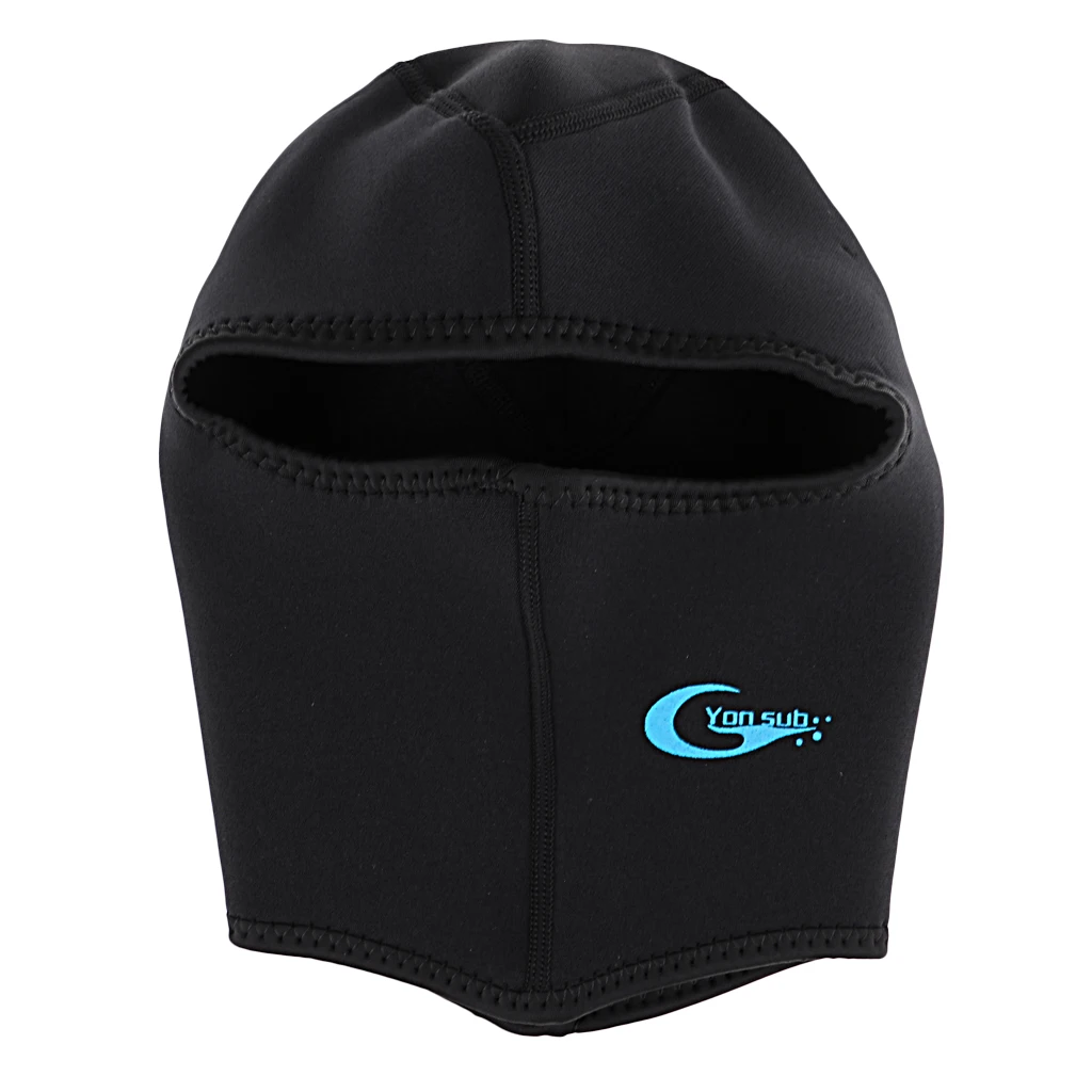 Neoprene Scuba Dive Wetsuit Snorkeling Bib Hood Surfing Swimming Cap 3MM for Women Men