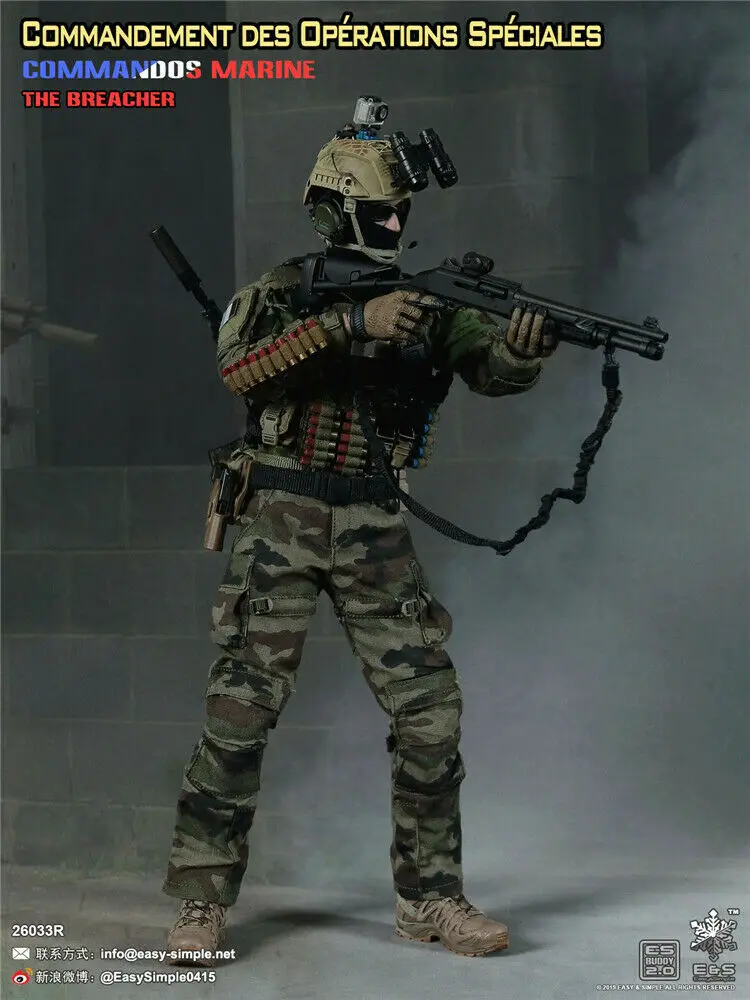 EASY&SIMPLE ES26033r 1/6 Commandos Marine The Breacher Soldier Figure Model