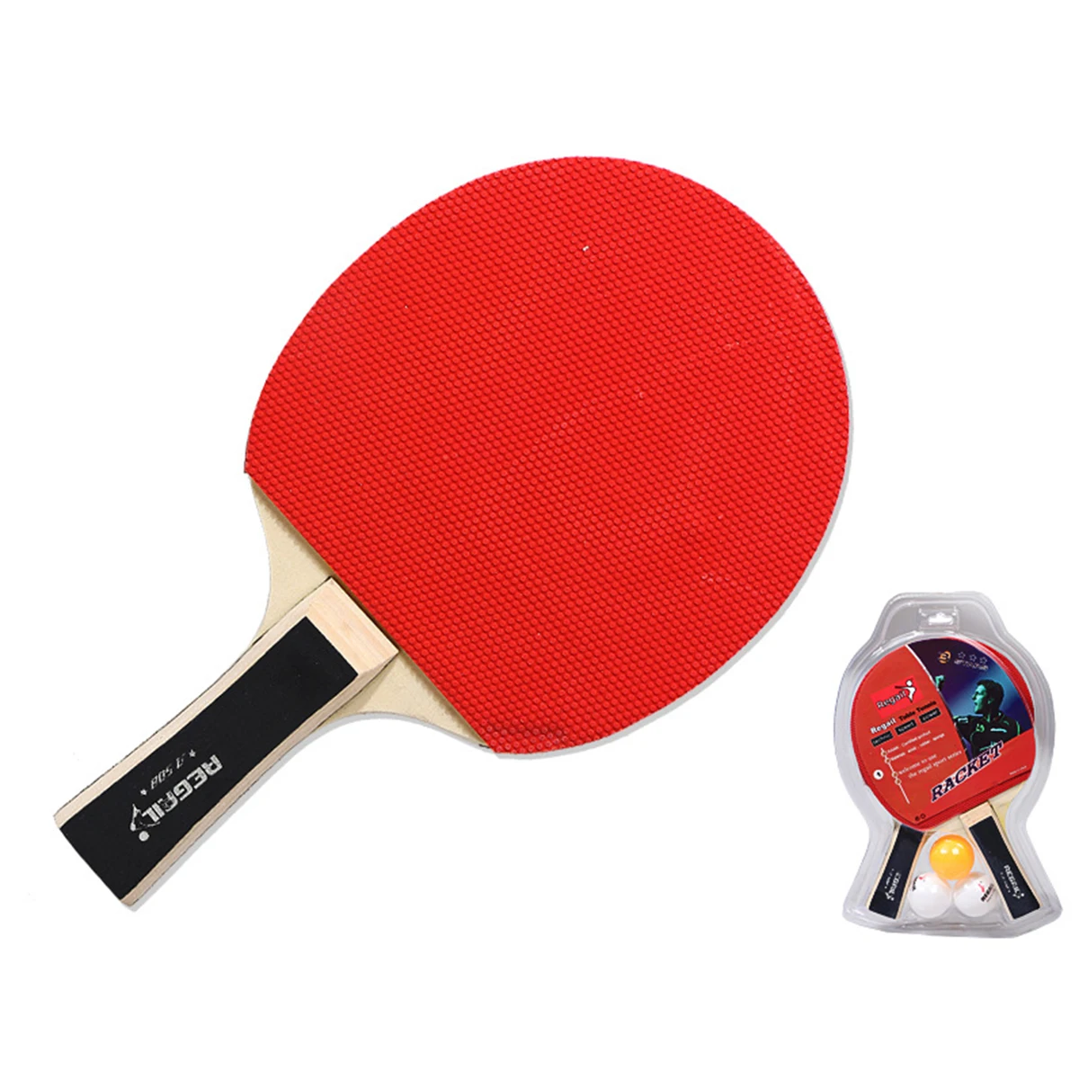 Raqueta de tenis de mesa profesional, juego de pala de práctica de Ping Pong, pala corta de Raqueta de tenis de mesa profesional, juego de pala de práctica de Ping Pong, pala corta de