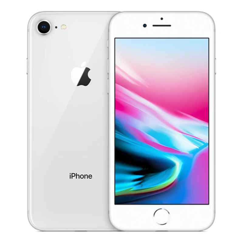 Silver Разблокированный Apple iPhone 8 2 ГБ Оперативная память 64/256 ГБ Встроенная память Беспроводной зарядки отпечатков пальцев LTE операционная система iOS мобильного телефона 12MP гекса-core мобильного телефона - Цвет: Silver