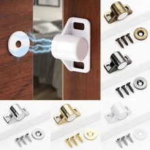 

1 set Strong Magnetic Door Closer Cabinet Catches Latch Magnetic Wardrobe/Cupboard Door Stopper Home Hardware Furniture Fittings