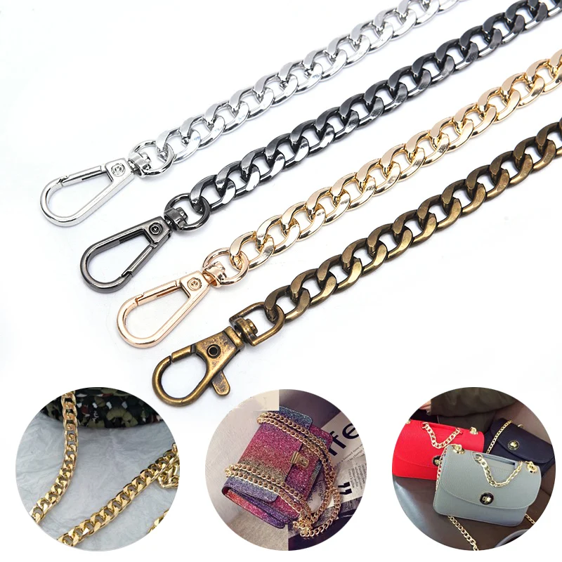 1PC DIY Bag Strap Chain Wallet Handle Purse Metal Strap Chain Strap Replaced Bag Strap Bag Spare Parts