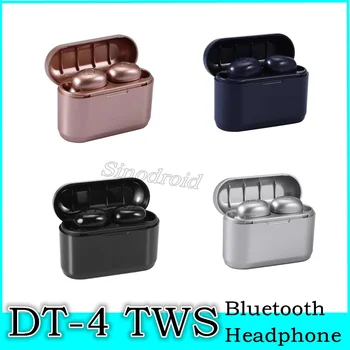 

50PCS/LOT DT-4 tws bluetooth 5.0 wireless bluetooth Earphones colorful button control wireless headset sport stereo earbuds