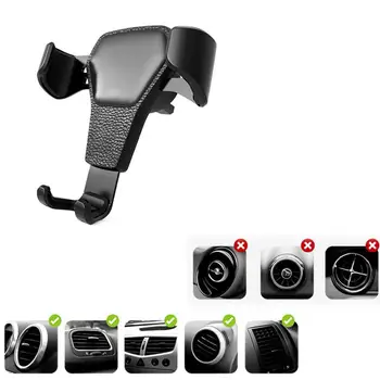 

phone holder() Universal Car Gravity Mobile Phone Holder Air Vent Mount Stand Auto-Clamping No Magnetic Cell Phone Holder