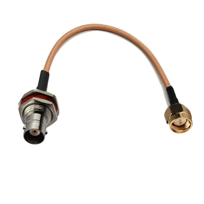 5pcs SMA Мужской до bnc-коннектора для уплотнительное кольцо RF разъем RG142 коаксиальный кабель 15/20/30/50 см 1/2/3 м