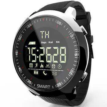 

Ex18 Men'S Smart Sports Watch Waterproof Luminous Pedometer Smart Fitness With Measuring Pressure Pulse Meter Tracker