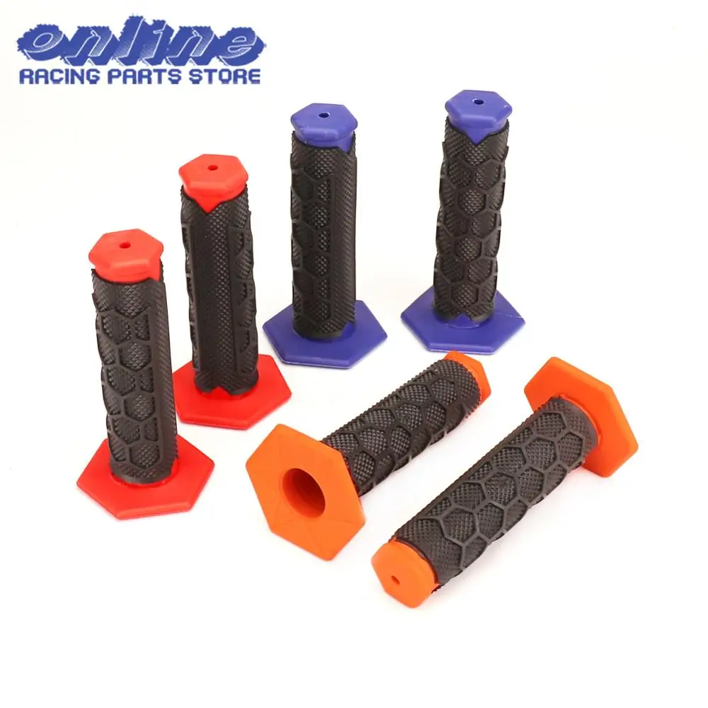MX Rubber HandleBar Grip Hand Bar Anti skid Grips 7/8" 22mm For WRF EXC