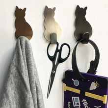 2 шт. самоклеящиеся крючки Cat Pattern футляр для хранения держатель для ванной кухонная вешалка прочно держаться на поверхности настенный шкаф для хранения одежды Вешалки для полотенец 2 шт. самоклеящиеся крючки Cat Pattern футляр для хранения держатель для ванной кухонная вешалка прочно держаться на поверхности настенный шкаф для хранения одежды Вешалки для полотенец