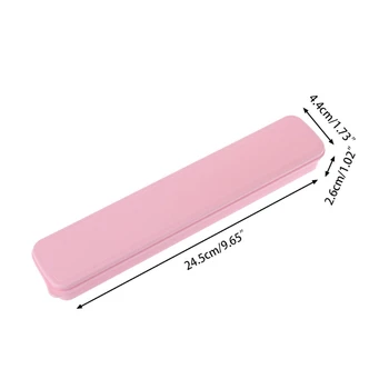 

Portable Storage Box Flatware Tableware Travel Case Stationery Pens Spoon Fork M4YD