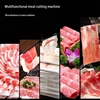 Automatic Meat Planer Frozen Beef Slicer Ham Lamb Roll Slicing Machine Single Roll And Double Roll Cutting Meat Maker 6